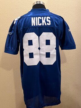 Reebok New York Giants Hakeem Nicks #88 NFL Jersey Mens Size 48 Blue